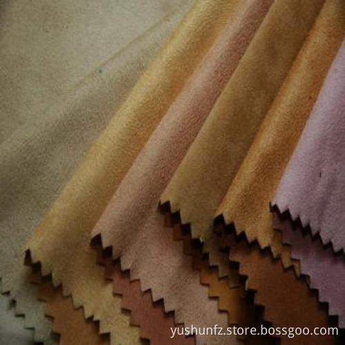 goat upper suede leather for apparel materials and home textile Langua
